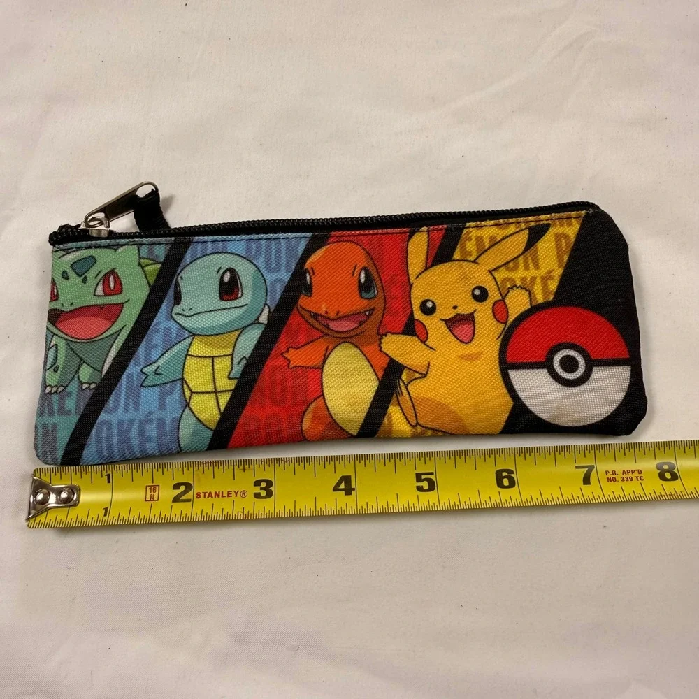 Pokemon‎ Bioworld Pencil Pouch Pikachu Bulbasaur Squirtle Charmander Case 2021